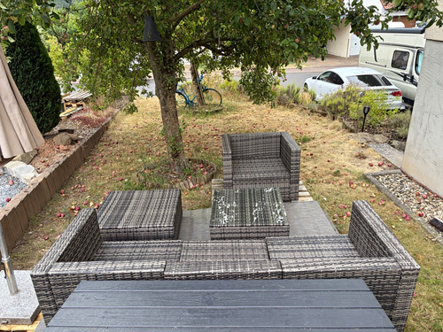 Polyrattan lounge set - lounge,