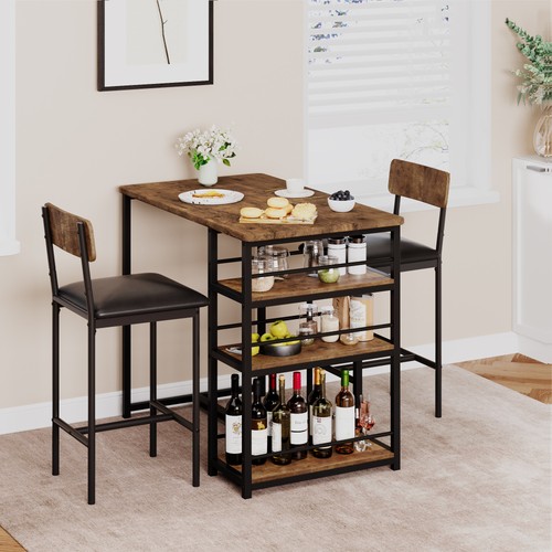 Bartisch mit barhocker set - barhocker,