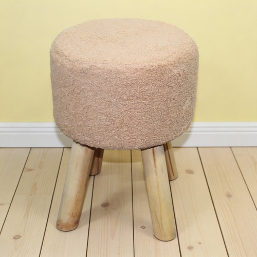 Sitzhocker plüsch fell - plüsch,