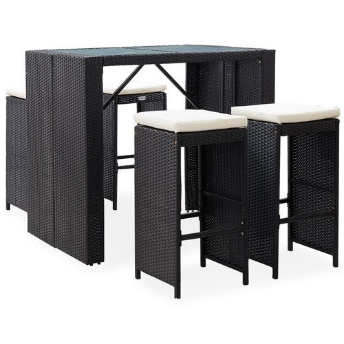 Gartenbar set poly rattan - set,