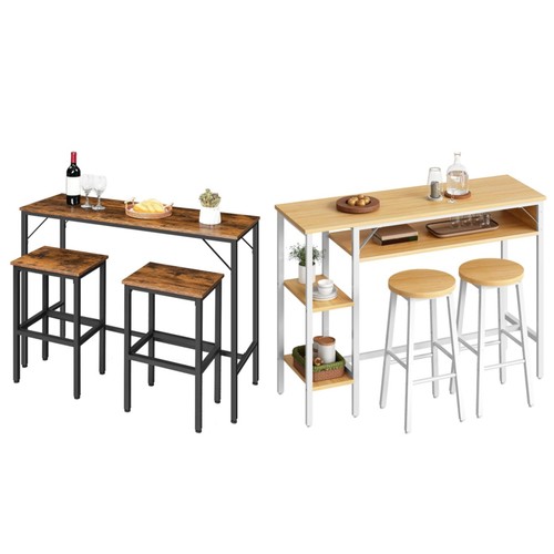 Bartisch mit barhocker set - barhocker,