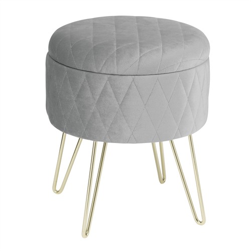 Sitzhocker mit stauraum pouf - sitzhocker,