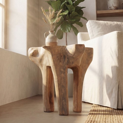 Dreibein hocker beistelltisch - hocker,