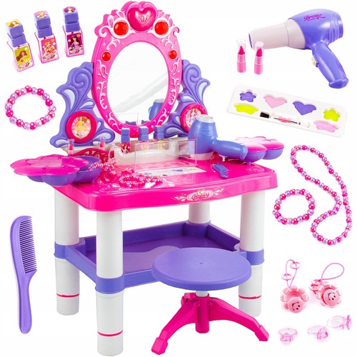 Kinder schminktisch mit hocker - schminktisch,